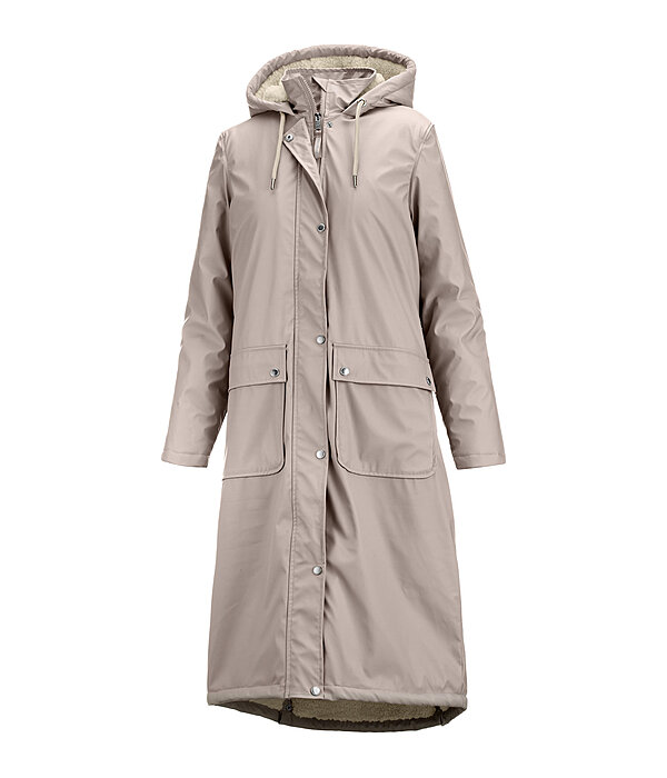 teddy regenmantel Paris long met capuchon
