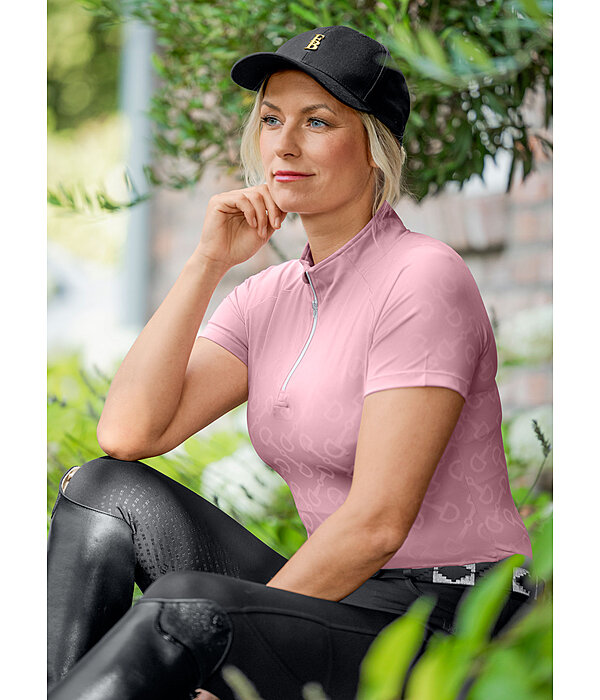 functioneel shirt met ritssluiting Clea