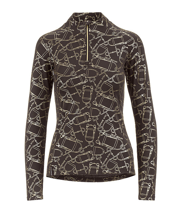 functioneel shirt met ritssluiting Julia