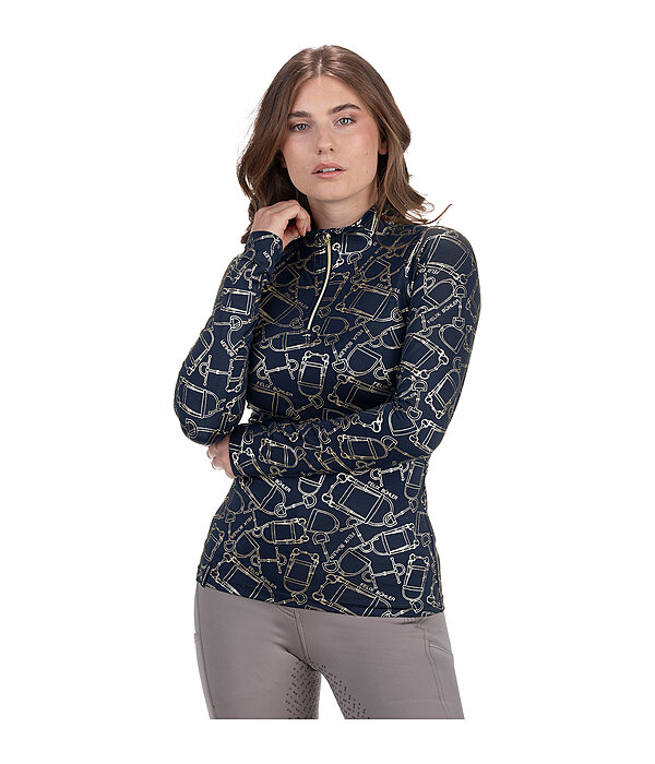 functioneel shirt met ritssluiting Julia