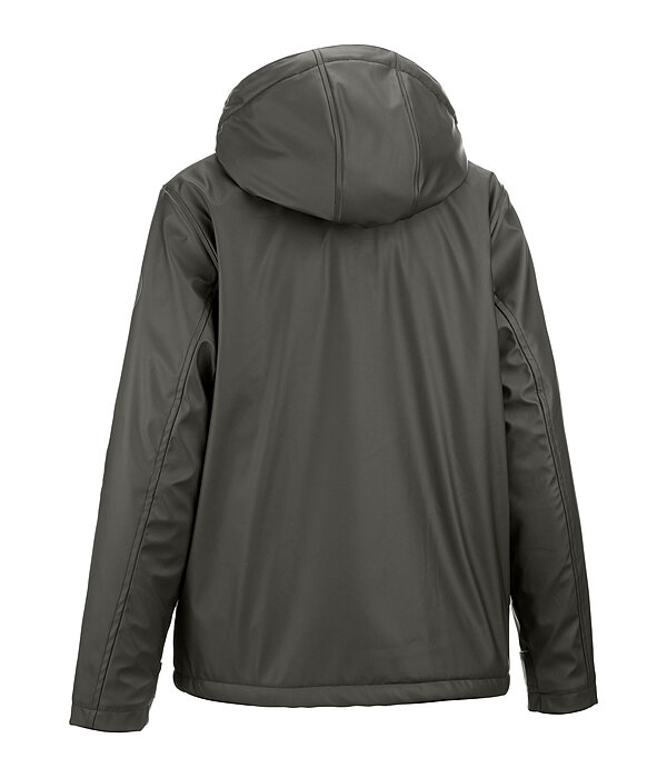 teddyfleece regenjas Nella met capuchon