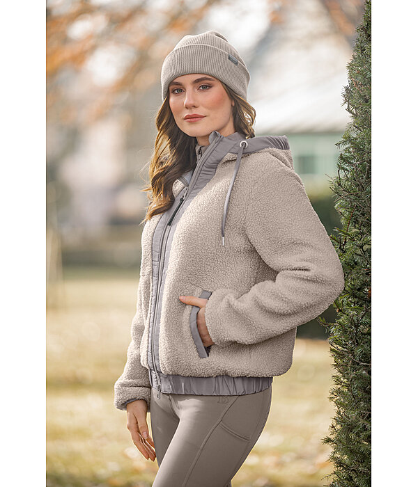 teddyfleece jas Mia met capuchon