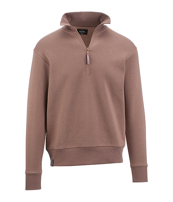 heren sweatshirt Portland met ritskraag