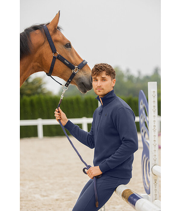 heren sweatshirt Portland met ritskraag