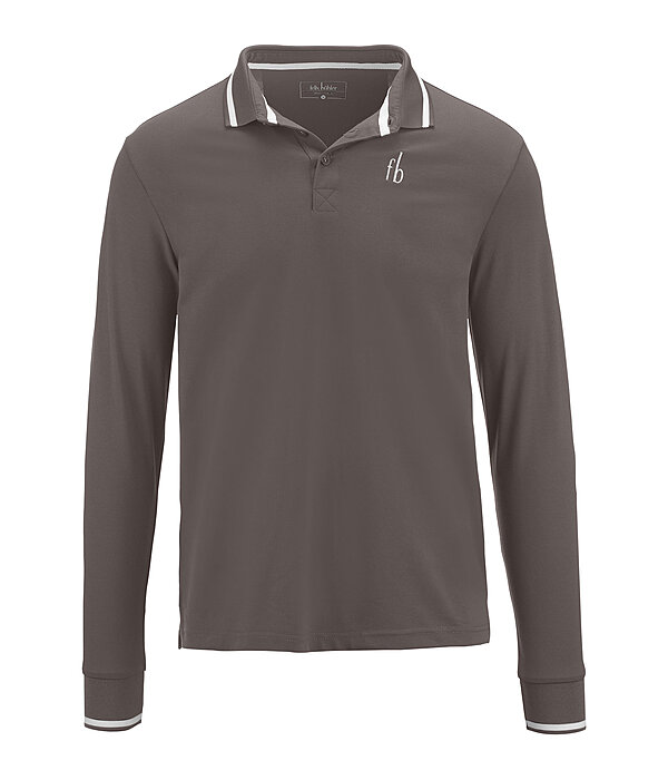heren longsleeve poloshirt