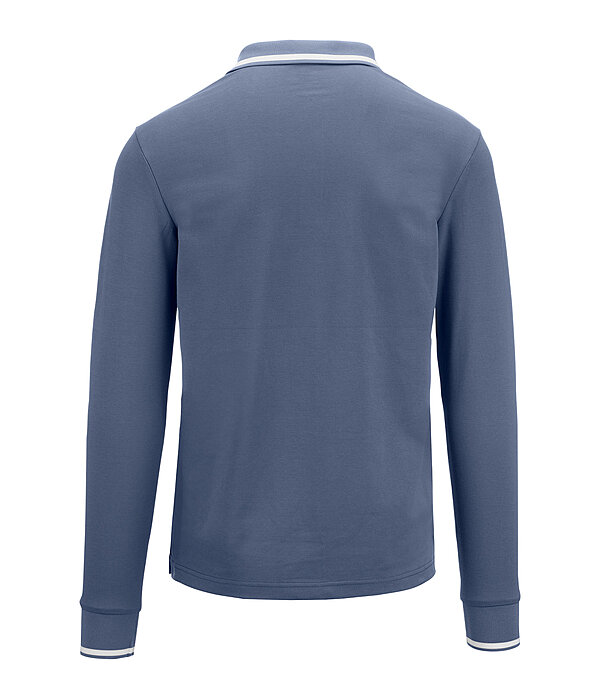 heren longsleeve poloshirt