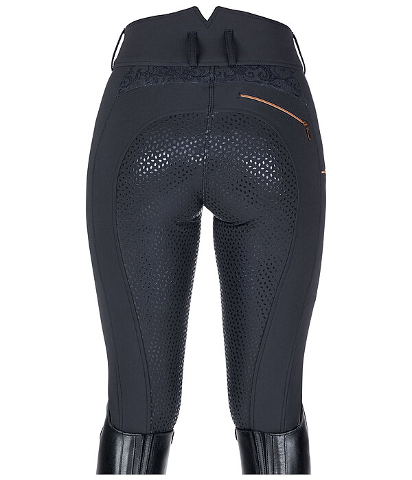 grip high waist rijbroek Evelyn met zitvlak