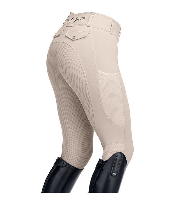 hybrid grip zomer rijbroek Samira-Mesh met zitvlak