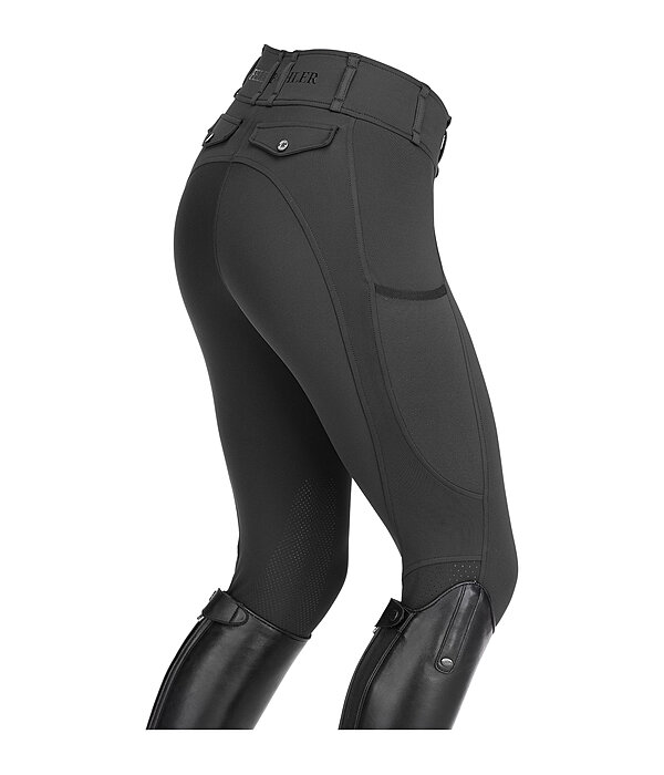 hybrid grip rijbroek met knievlak Mesh Romy