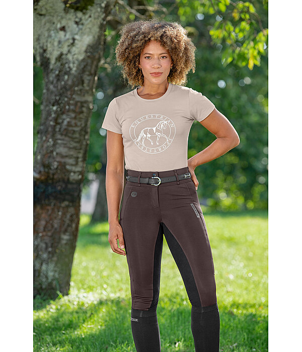 hybride rijbroek met zitvlak Mesh Denise CTS