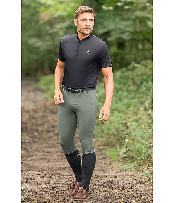 heren hybrid rijbroek Performance Tights Seatle met knievlak