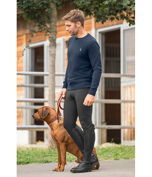 heren hybrid rijbroek Performance Tights Seatle met knievlak