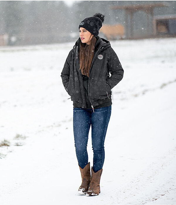 Western-Outfit winterjas in zwart