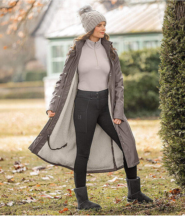 Damen-Outfit Paris long in walnuss